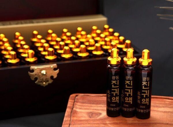 Quy cách đóng chai đông trùng hạ thảo dạng nước